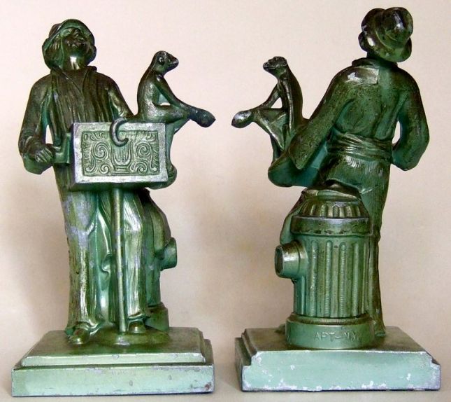 Photo of Organ Grinder Bookends